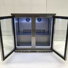 Doppeltüren-Rückseiten-Stangen-Kühlschrank für Getränkeabkühlende untere Berg-Art