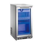 Ventilator, der einzelnen Glastürreck-Kühlschrank, Edelstahl-Stangen-Glas-Kühlvorrichtung abkühlt