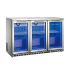 Hinteres Bar-Kühlschrank-Edelstahl-Bier-kühlerer Kühlschrank mit geführter Beleuchtung