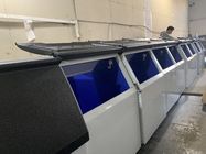Edelstahl-kommerzielle sichelförmige Kühlbox-Maschine 20 schnelle Speiseeiszubereitung Minuts