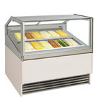 Eiscreme-Anzeigen-Gefrierschränke oder Kühlschränke der Eimer-220V 10 rechtwinklige