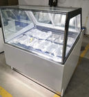 Eiscreme-Anzeigen-Gefrierschränke oder Kühlschränke der Eimer-220V 10 rechtwinklige