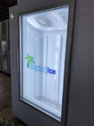 CER Glastür-Kühlraum sackte tiefer Eis-Würfel-Gefrierschrank-große Energie-Isolierungs-Eisspeicher-Behälter ein
