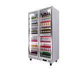 Handelsgetränkeglastür-Kühlschrank, 1 Tür-vertikale Anzeigen-Kühlvorrichtung