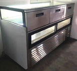 Marmorbäckerei-Kühlvitrine 1030W der basis-SS304 mit Fach