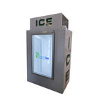 HandelsglastürEisspeicher-Gefrierschrank-Eiswürfelkühlvorrichtung für Verkauf