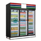 Vertikaler Kühlschrankgefrierschrank der Handelsgetränkanzeigenkühlschrankglastür der supermarktkühlvorrichtung kalten
