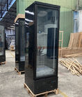 Einzelne Glastür mit vertikalem Anzeigengefrierschrank der Glasheizung für die Eiscreme hergestellt in China
