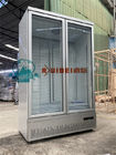 Des Getränkkühlschranks 3 der sanften Energie der hohen Kapazität aufrechte Kühlvorrichtung der kommerziellen kalten transparenten Glastür-Anzeige für beverag