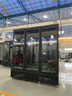 Glastür-vertikales Ausrüstungs-Anzeigen-Getränkekühlerer Speicher-Kühlschrank/Kühlschrank