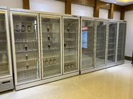 Neues Art Senkrechte-Getränk stellen kommerzieller aufrechter Kühlvorrichtungs-Speicher-Kühlschrank-Glastürkühlvorrichtung zur Schau