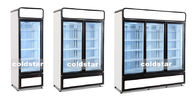 Heißer Verkauf Handels1 2 Kühlschrank-Einkommen-Biergetränkekühlvorrichtung mit 3 Türen vertikale