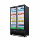 kühlerer Kühlschrank der Glastüren kommerziellen aufrechten Anzeige mit 2 Getränke