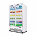 Senkrechte Selbst-entfrostete Handelssupermarktglastür-Kühlschrankgefrierschrankanzeige für Getränk/Bier/Milch