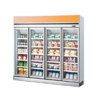 4 Tür-Supermarkt-Kühlgeräte-aufrechter Gefrierschrank-Schaukasten