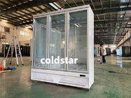 Handelstür-Anzeigen-Kühlschrank-aufrechter gekühlter Glasschaukasten der getränkekühlvorrichtungs-3