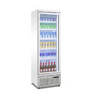 Glastür trinkt Kühlschrank Bier, den des alkoholfreien Getränkes Anzeigen-Kühlvorrichtungs-aufrechte einzelne Tür-Kühlvorrichtung kühlte