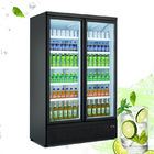 Handelsglastür-vertikale Anzeigen-Kühlschrank-Getränkekühlvorrichtung