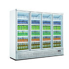 Supermarkt-Abkühlungs-Ausrüstungen 1 2 3 4 Tür-Anzeigen-Kühlschrank-Getränk-Kühlvorrichtung