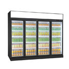 Schaukasten-Supermarkt-Glastür-Kühlschrank-Einkommen des Ventilator-abkühlendes Kühler-alkoholfreien Getränkes