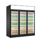 Handelsgetränkekühlvorrichtungs-Supermarkt-trinkt kälteres Glastür-Getränk Kühlschrank-Schaukasten