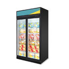 Supermarkt-Kühlschrank-Verkaufsberater-aufrechtes Glastür-Gefrierschrank-Einkommen