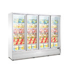 Förderungs-Produkt-Werbungs-vertikale einzelne Temperatur-Glastür-Gefrierschrank-Anzeigen-Schaukasten