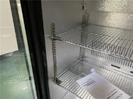 Handelsbiergetränkkühlere Glastür unter Gegenminibarkühlschrank