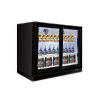 2 Türen widersprechen Spitzengetränkekühlschrank-Bier-Anzeigen-kühlerem Kühlschrank unter hinterer Bar-Bier-Kühlvorrichtung