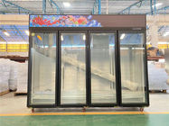 Glastür-industrieller aufrechter Gefrierschrank-Schaukasten der Supermarkt-Tiefkühlkost-4