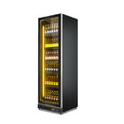 Handelsglastür-Flaschenkühler-Anzeigen-Kühlschrank für Bier-kaltes Getränk