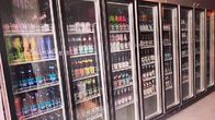 Supermarkt-Kühlvitrine-Bier-Kühlschrank-aufrechte Getränk-Getränkekühlvorrichtung