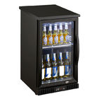 Gemalter Stahl-Rückseiten-Stangen-Kühlschrank, Stangen-Getränkekühlvorrichtung mit optionaler geführter Beleuchtung