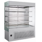 Ventilator-abkühlender Bäckerei-Glasschaukasten 4ft, offener Schaukasten-Kühler 1200*700*1900mm