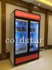 Tiefkühlkostgefrierschrank des Tiefkühltruhe der neuen kommerziellen vertikalen Eiscreme-Anzeige aufrechter