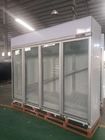 Aufrechte Abkühlungs-Glastür-Handelskühlschrank und Gefrierschrank