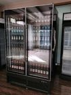 Glastür-Kühlvitrine-Handelskühltruhe für Supermarkt
