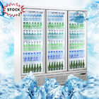 Des Embraco-Kompressor-R290 alkoholfreien Getränkes tür-Kühlschrank-Schaukasten des Anzeigen-Kühlschrank-1500L Glas
