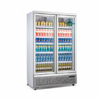 Kühlvorrichtungs/refrigeration-Einkommen des doppelte Tür-Handelskühlschranks aufrechtes