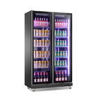 Handelskühlgeräte-aufrechte Getränkebier-Anzeigen-Kühlschrank-Kühlvorrichtung
