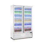 Handelsgetränkeanzeigen-Kühlschrank-vertikale Schaukasten-einzelne Tür-aufrechte Kühlvorrichtung