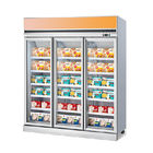 Kühlschrank-hohe Leistungsfähigkeits-aufrechter Gefrierschrank-Glastür-Schaukasten
