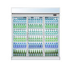 -18 bis -20 2 /3/4 Tür-Spitzenberg-Schaukasten-aufrechten Kühlschrank-Gefrierschrank für Supermarkt