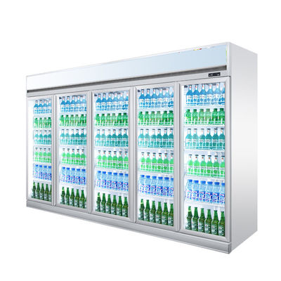 Aufrechter Schaukasten-kühlere Restaurant-Hotel-Gemischtwarenladen-Schaukasten-Kühlvitrine