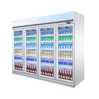 Tür-aufrechte Getränkekühlvitrine-Glastür-Kühlvorrichtung der Werbungs-4