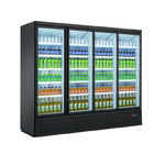 Supermarkt-Kühlvitrine-Glastür-Gefrierschrank-Verkaufsmöbel-Handelskühlschrank für Getränke