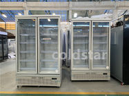 1/2 / 3/4 Türen Getränkeflaschenkühler-Kühlschrank-Kühlschrank für c-Speicher