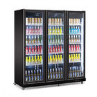 Kommerzieller voller Glastür-Anzeigen-Kühlschrank kühlte Schaukasten-aufrechte Bier-Getränkekühlvorrichtung