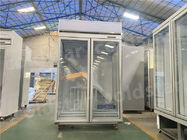 Glasanzeigen-Schaukasten-aufrechter Gefrierschrank der tür-1000L mit Ventilator-Kühlsystem