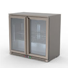2 Tür-schwarze hintere Stangen-Kühlvorrichtung unter Gegenflaschen-Kühlschrank